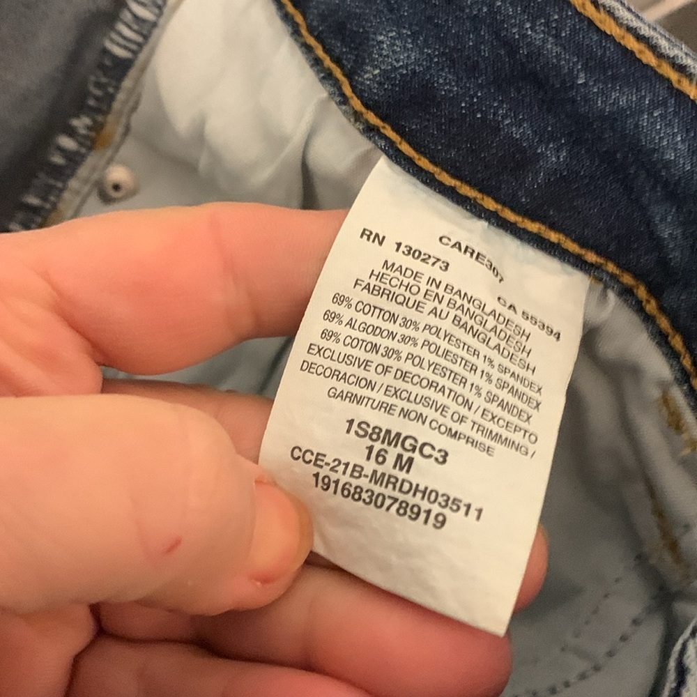 RIDERS BY LEE 16M Midrise Denim Capri - Picture 8 of 12